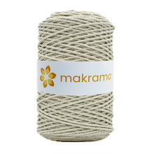 Cargar imagen en el visor de la galería, Cuerda Algodón 2mm Makrama 500gr Crudo
