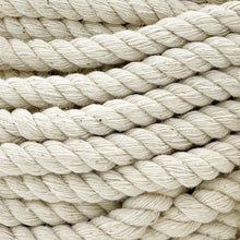 Cargar imagen en el visor de la galería, Cuerda Algodón 6mm Makrama Crudo