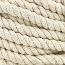 Cargar imagen en el visor de la galería, Cuerda Algodón 8mm Makrama Crudo