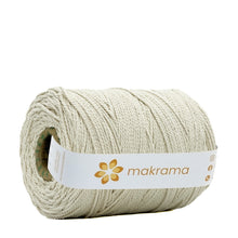Cargar imagen en el visor de la galería, Cuerda Algodón 2mm Makrama 1kg Crudo