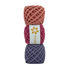 Cargar imagen en el visor de la galería, Kit Hilaza Algodón 3mm Makrama Colores Varios 3pz
