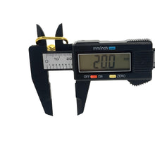 Cargar imagen en el visor de la galería, Gancho Llavero Makrama Dorado 20mm 10pz