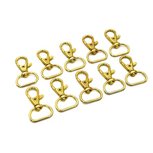 Cargar imagen en el visor de la galería, Gancho Llavero Makrama Dorado 20mm 10pz