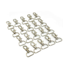 Cargar imagen en el visor de la galería, Gancho Llavero Makrama Plateado 20mm 20pz