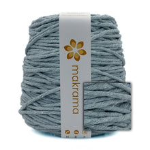 Cargar imagen en el visor de la galería, Hilaza Algodón 4mm Makrama 1kg Gris Ártico