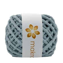 Cargar imagen en el visor de la galería, Hilaza Algodón Mini 4mm Makrama 150gr Gris Ártico