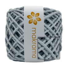 Cargar imagen en el visor de la galería, Hilaza Algodón 4mm Makrama 500gr Gris Ártico