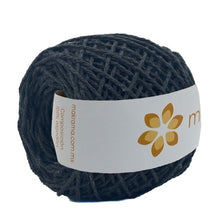 Cargar imagen en el visor de la galería, Cuerda Algodón Mini 2mm Makrama 150gr Gris Carbón