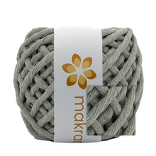 Cargar imagen en el visor de la galería, Hilaza Algodón Mini 4mm Makrama 150gr Gris Claro