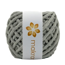 Cargar imagen en el visor de la galería, Hilaza Algodón Mini 4mm Makrama 150gr Gris Claro