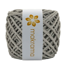 Cargar imagen en el visor de la galería, Hilaza Algodón 4mm Makrama 500gr Gris Claro