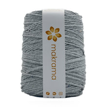 Cargar imagen en el visor de la galería, Hilaza Algodón 3mm Makrama 1kg Gris Denim
