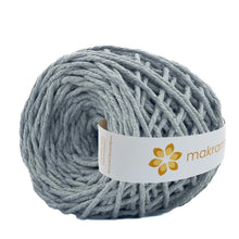 Cargar imagen en el visor de la galería, Hilaza Algodón 3mm Makrama 100m Gris Denim