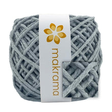 Cargar imagen en el visor de la galería, Hilaza Algodón 3mm Makrama 100m Gris Denim