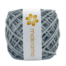 Cargar imagen en el visor de la galería, Hilaza Algodón 3mm Makrama 100m Gris Denim