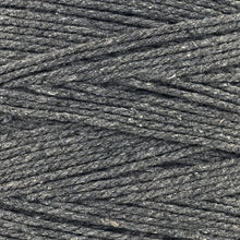 Cargar imagen en el visor de la galería, Cuerda Algodón 2mm Makrama 1kg Gris Oscuro