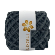 Cargar imagen en el visor de la galería, Hilaza Algodón Mini 3mm Makrama 150gr Gris Oscuro