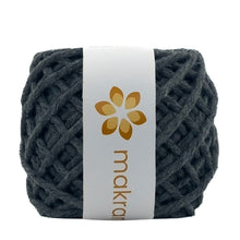 Cargar imagen en el visor de la galería, Hilaza Algodón Mini 3mm Makrama 150gr Gris Oscuro