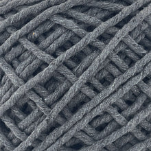 Cargar imagen en el visor de la galería, Hilaza Algodón 3mm Makrama 100m Gris Oscuro