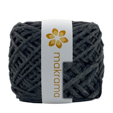 Cargar imagen en el visor de la galería, Hilaza Algodón 4mm Makrama 500gr Gris Oscuro