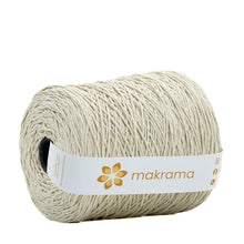 Cargar imagen en el visor de la galería, Hilaza Algodón 1mm Makrama 1kg Crudo