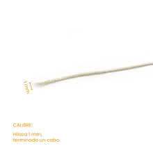 Cargar imagen en el visor de la galería, Hilaza Algodón 1mm Makrama 1kg Crudo