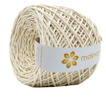 Cargar imagen en el visor de la galería, Hilaza Algodón 2mm Makrama 500gr Crudo