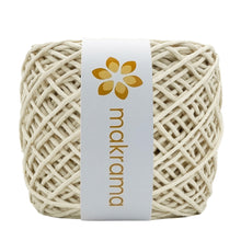 Cargar imagen en el visor de la galería, Hilaza Algodón 2mm Makrama 500gr Crudo