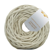 Cargar imagen en el visor de la galería, Hilaza Algodón Mini 2mm Makrama 150gr Crudo