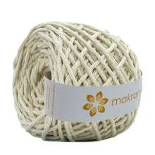 Cargar imagen en el visor de la galería, Hilaza Algodón 3mm Makrama 100m Crudo