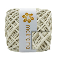 Cargar imagen en el visor de la galería, Hilaza Algodón 4mm Makrama 500gr Crudo
