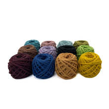 Cargar imagen en el visor de la galería, Mix Hilaza Algodón 4mm Makrama Colores Surtidos 12pz