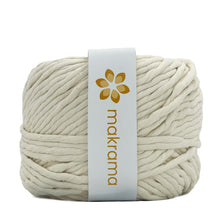 Cargar imagen en el visor de la galería, Hilaza Algodón 5mm Makrama 1kg Crudo