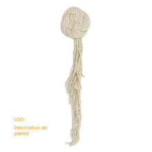 Cargar imagen en el visor de la galería, Hilaza Algodón 5mm Makrama 1kg Crudo