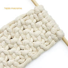 Cargar imagen en el visor de la galería, Hilaza Algodón 5mm Makrama 1kg Crudo