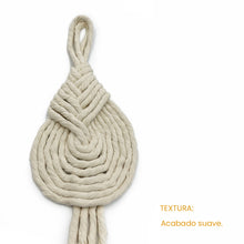 Cargar imagen en el visor de la galería, Hilaza Algodón 6mm Makrama 1kg Crudo