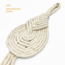 Cargar imagen en el visor de la galería, Hilaza Algodón 6mm Makrama 1kg Crudo