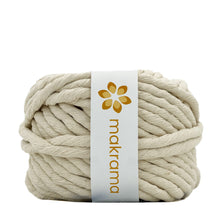 Cargar imagen en el visor de la galería, Hilaza Algodón 8mm Makrama 1kg Crudo