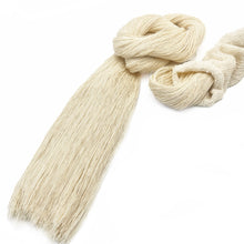 Cargar imagen en el visor de la galería, Hilaza Tratada Algodón 25mm Makrama 1kg Crudo