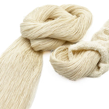 Cargar imagen en el visor de la galería, Hilaza Tratada Algodón 25mm Makrama 1kg Crudo