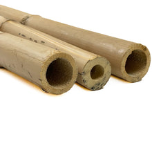 Cargar imagen en el visor de la galería, Bastón Bambú Natural Makrama 30 cm - 110 cm