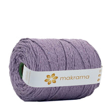 Cargar imagen en el visor de la galería, Hilaza Algodón 3mm Makrama 1kg Lila