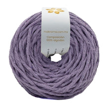 Cargar imagen en el visor de la galería, Hilaza Algodón 3mm Makrama 100m Lila