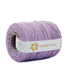 Cargar imagen en el visor de la galería, Cuerda Algodón 2mm Makrama 1kg Lila
