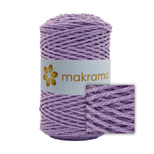 Cargar imagen en el visor de la galería, Cuerda Algodón 2mm Makrama 500gr Lila