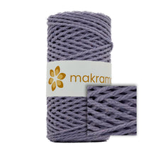 Cargar imagen en el visor de la galería, Cuerda Algodón 2mm Makrama 100m Lila
