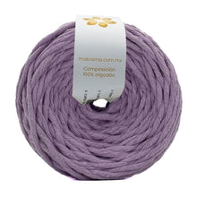 Cargar imagen en el visor de la galería, Hilaza Algodón 4mm Makrama 500gr Lila