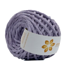 Cargar imagen en el visor de la galería, Hilaza Algodón Mini 3mm Makrama 150gr Lila Pastel