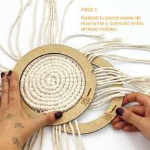 Cargar imagen en el visor de la galería, Molde para Porta Vasos Makrama