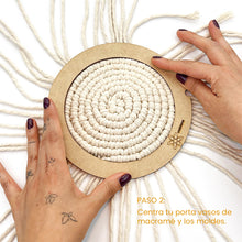 Cargar imagen en el visor de la galería, Molde para Porta Vasos Makrama